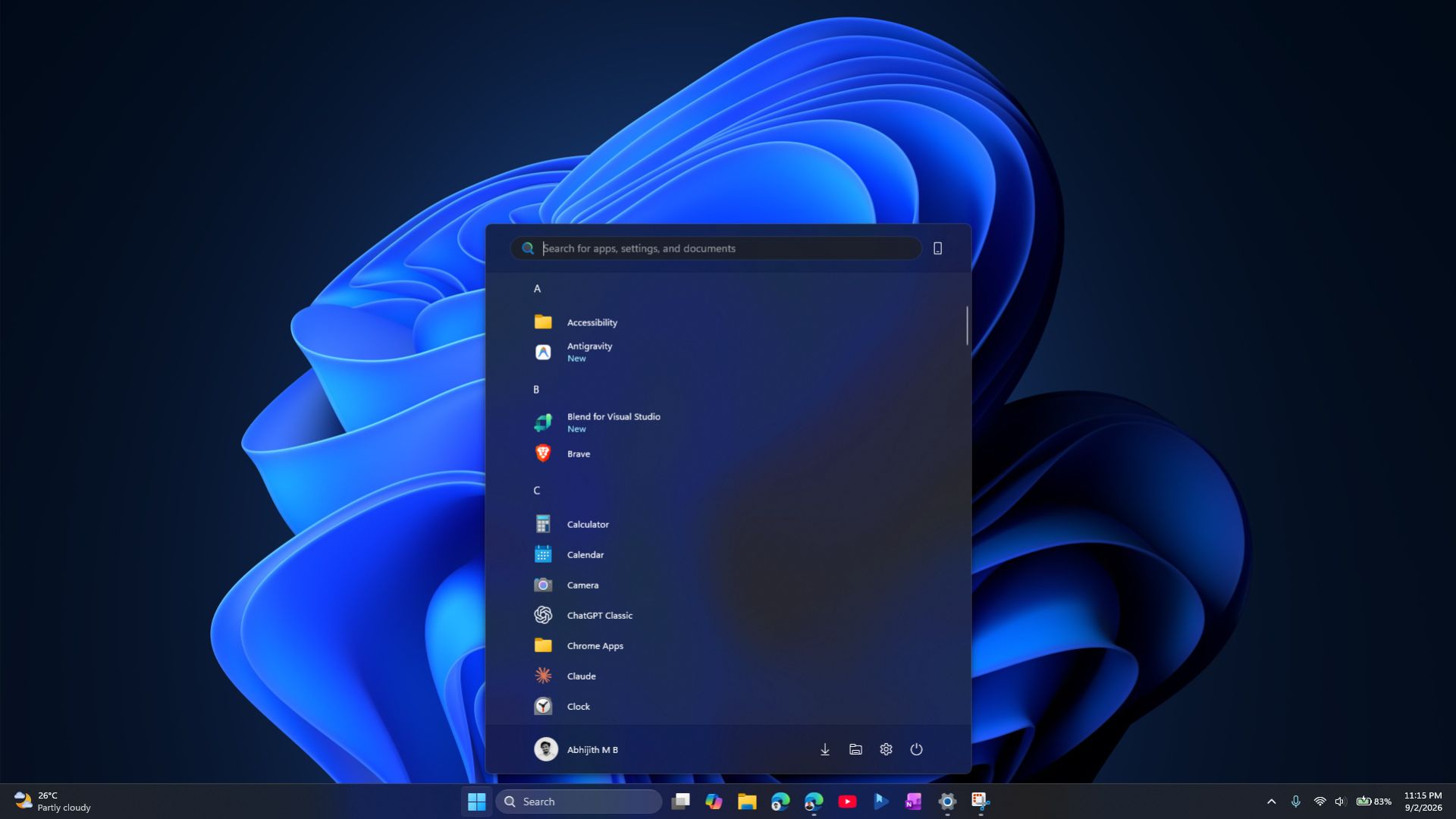 Smaller Windows 11 Start menu introduced after the August optional update