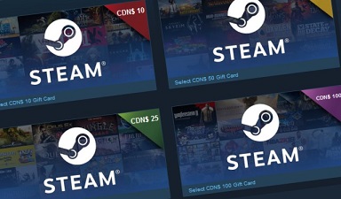 Steam Digital Gift Cards are now available