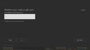 How to redeem Xbox One codes and gift cards
