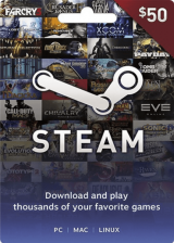 Cheap Gift Cards Steam Gift Card 50 USD
