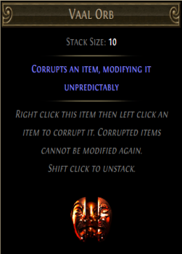 Cheap Path Of Exile (Global) PC Crucible S Vaal ORB-200