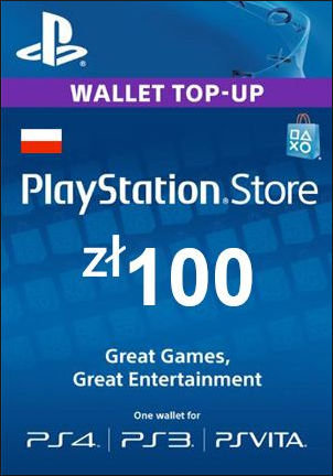 Cheap Gift Cards  Play Station Network 100 PLN PL