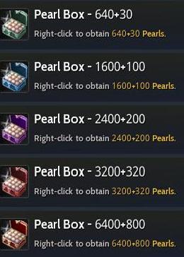 Cheap Black Desert Online(SEA) PC Pearl Box1-1600+100