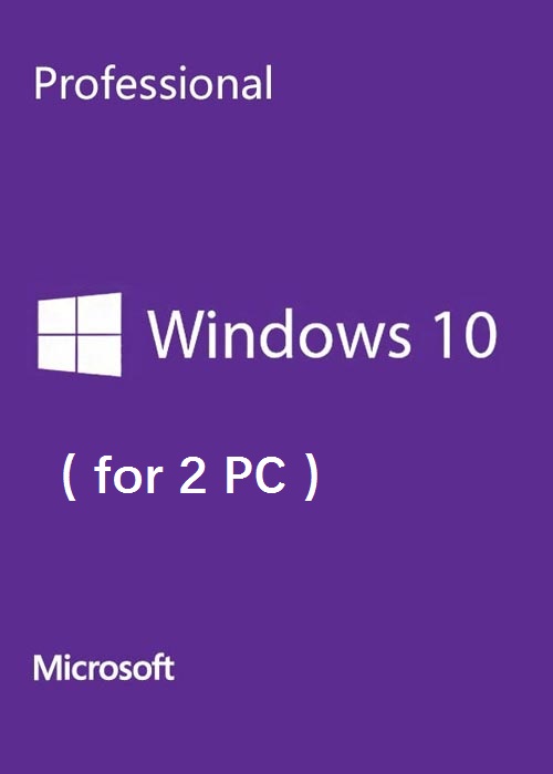 Cheap Software  MS Windows 10 Pro OEM KEY (2 PC)(Sale)