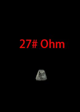 Cheap Diablo 2 Resurrected Rune 27# Ohm