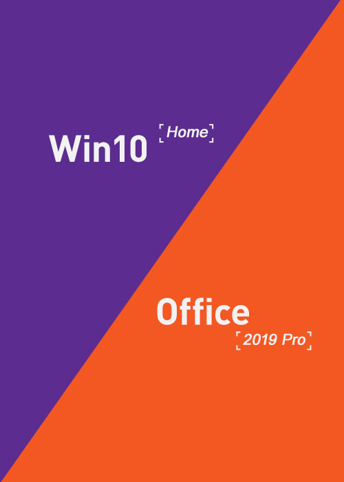 Cheap Software  Win10 Home OEM + Office2019 Professional Plus Keys Pack