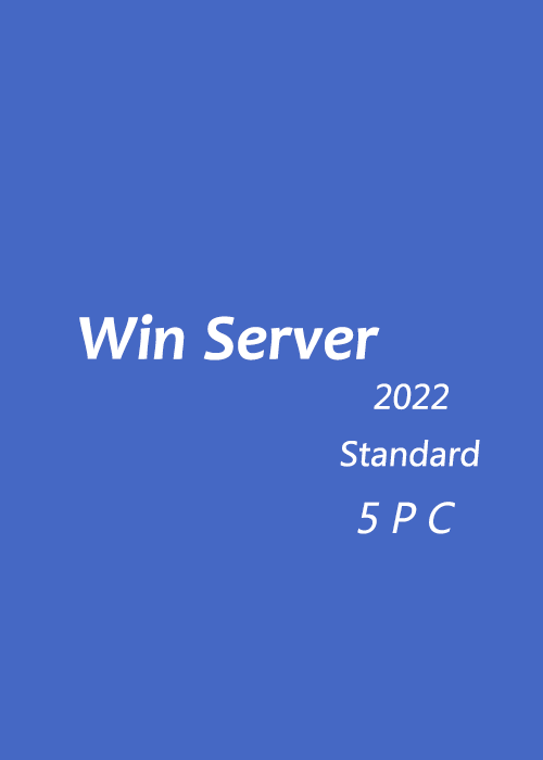 Cheap Software  Windows Server 2022 Standard Key Global(5PC)(EDM)