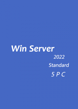 Cheap Software  Win Server 2022 Standard Key Global(5PC)(EDM)