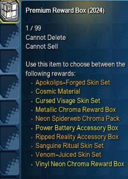 Cheap DC Universe Online US-(PC-PS3-4-5)-Hero Premium Reward Box (2024)