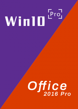 Cheap Software  Win10 PRO OEM + Office2016 Professional Plus - Bundle