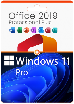 Cheap Software  MS Windows 11 Pro OEM +MS Office2019 Professional Plus CD Keys Pack