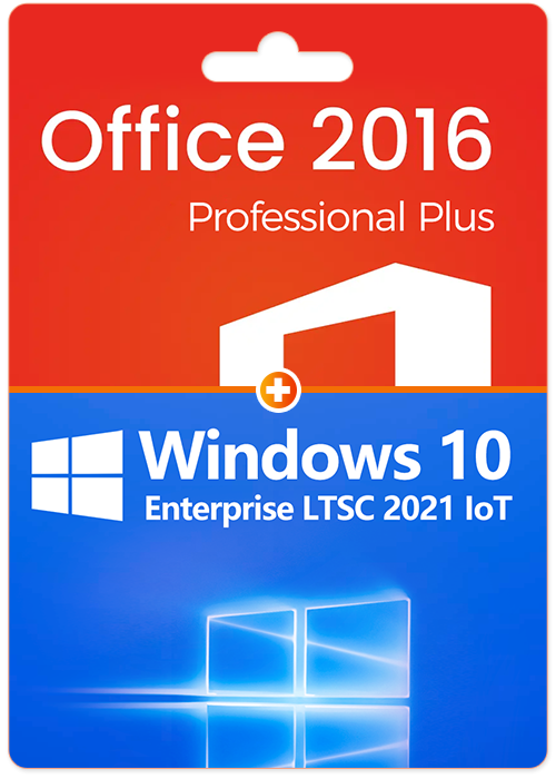 Cheap Software  MS Win 10 Enterprise LTSC 2021 IoT License Key +MS Office2016 Professional Plus CD Keys Pack