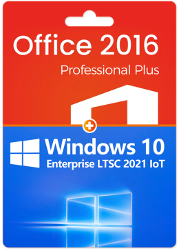 Cheap Software  MS Win 10 Enterprise LTSC 2021 IoT License Key +MS Office2016 Professional Plus CD Keys Pack