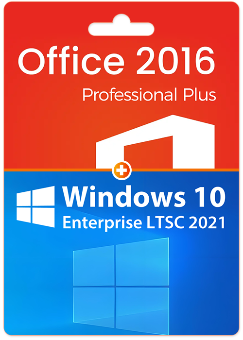 Cheap Software  MS Win 10 Enterprise LTSC 2021 License Key +MS Office2016 Professional Plus CD Keys Pack
