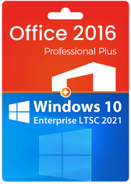 Cheap Software  MS Win 10 Enterprise LTSC 2021 License Key +MS Office2016 Professional Plus CD Keys Pack