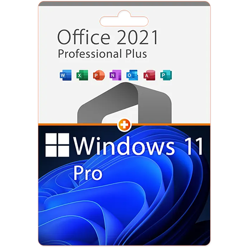 Windows 11 Pro + Office2021 Pro Plus Pack