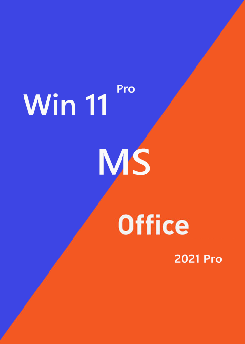 Cheap Software  MS Win 11 Pro OEM + MS Office 2021 Professional Plus CD Keys Pack