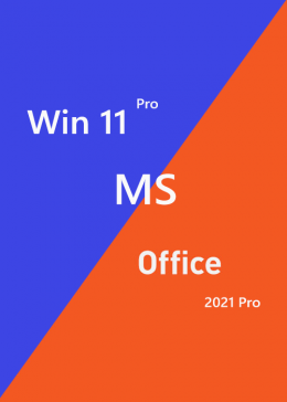 Cheap Software MS Win 11 Pro OEM + MS Office 2021 Professional Plus CD Keys Pack