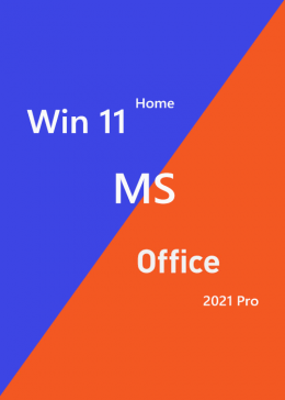 Cheap Software MS Windows 11 Home OEM +MS Office2021 Professional Plus CD Keys Pack