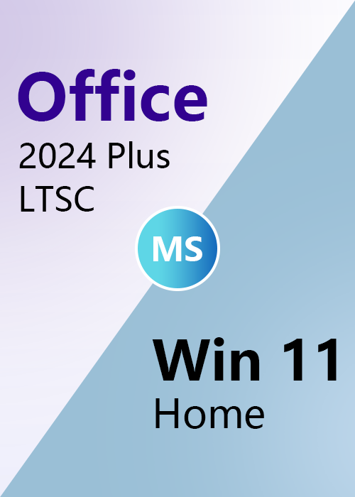 Cheap Software  MS Win 11 Home OEM + MS Office2024 Professional PLus LTSC CD Key Pack