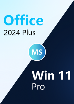 Cheap Software MS Win 11 Pro OEM + MS Office2024 Professional Plus CD Key Pack