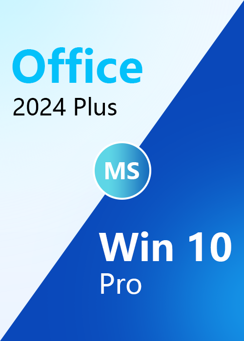 Cheap Software  MS Win 10 Pro OEM + MS Office2024 Professional Plus CD Key Pack