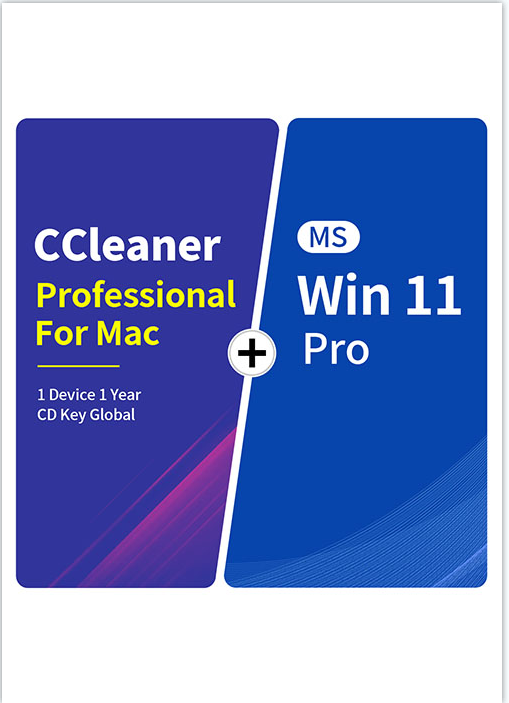 CCleaner Professional For Mac 1 Device 1 Year CD Key Global+MS Win 11 Pro  Pack