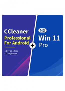 CCleaner Professional For Android 1 Device 1 Year CD Key Global+MS Win 11 Pro  Pack