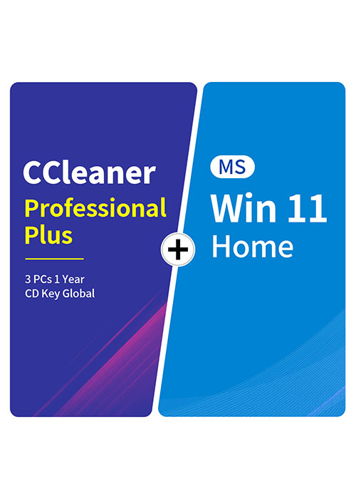 Cheap PC Games  CCleaner Professional Plus 3 PCs 1 Year CD Key Global+MS Win 11 Home  Pack