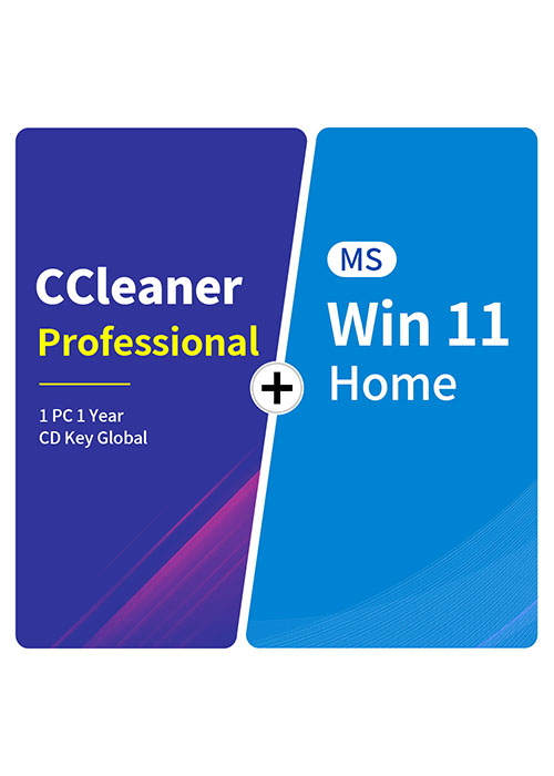 Cheap PC Games  CCleaner Professional 1 PC 1 Year CD Key Global+MS Win 11 Home  Pack