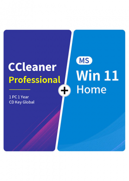 Cheap PC Games  CCleaner Professional 1 PC 1 Year CD Key Global+MS Win 11 Home  Pack