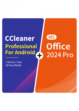 CCleaner Professional For Android 1 Device 1 Year CD Key Global+MS Office2024 Pro  Pack