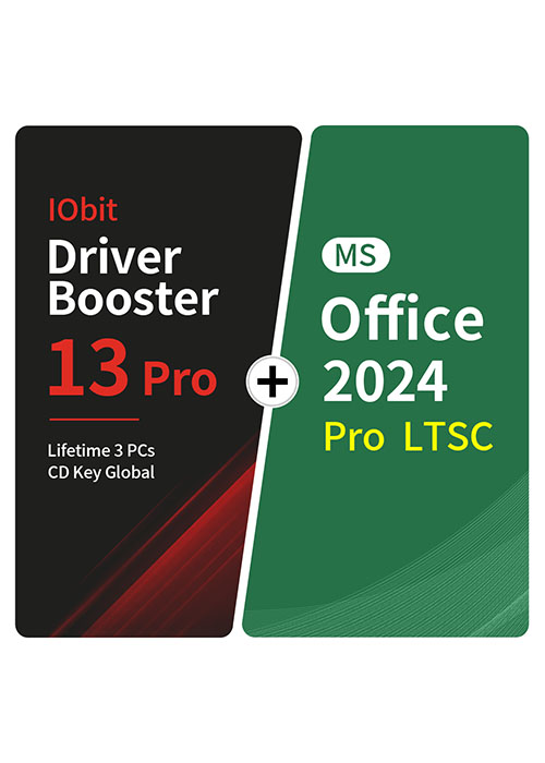 Cheap PC Games  IObit Driver Booster 13 Pro Lifetime 3 PCs CD Key Global+MS Office2024 Pro LTSC  Pack