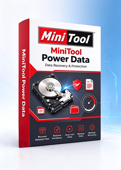 MiniTool Power Data Recovery - Personal Ultimate Perpetual License, GVGMall 
