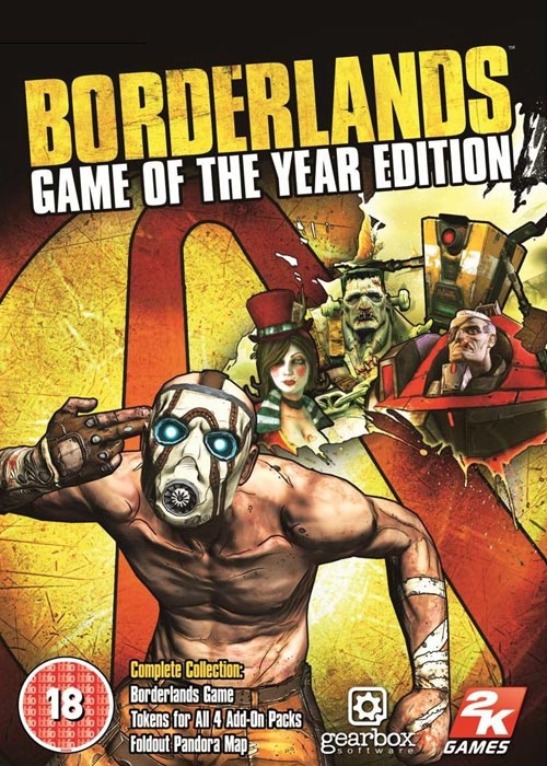 Cheap Steam Games  Borderlands Game of The Year Steam CD Key